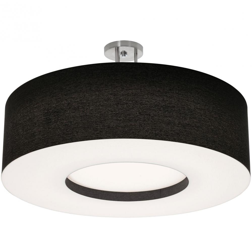 Montclair 30'' LED Ceiling,120-277V,5 CCT,SN w/ BK