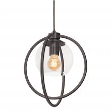 AFX Lighting, Inc. JAMP12MBBK - JAMIE MINI-PENDANT MEDIUM BASE120V