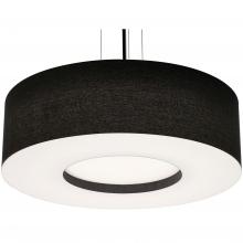 AFX Lighting, Inc. MCP3044MBBK-BK - Montclair 30'' Med Base Pendant,BK w/ BK