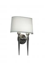 AFX Lighting, Inc. MNS131810LAJD1SN - Montrose 13'' LED Sconce - Satin Nickel Finish - Cream Linen