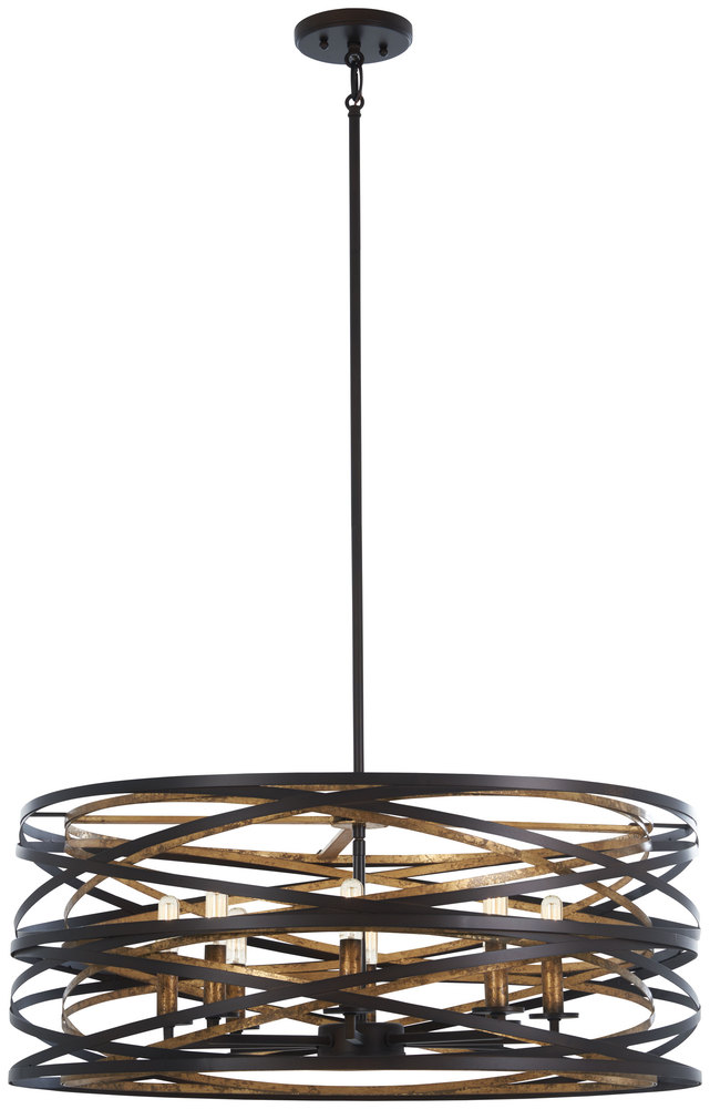 Vortic Flow - 8 Light Pendant