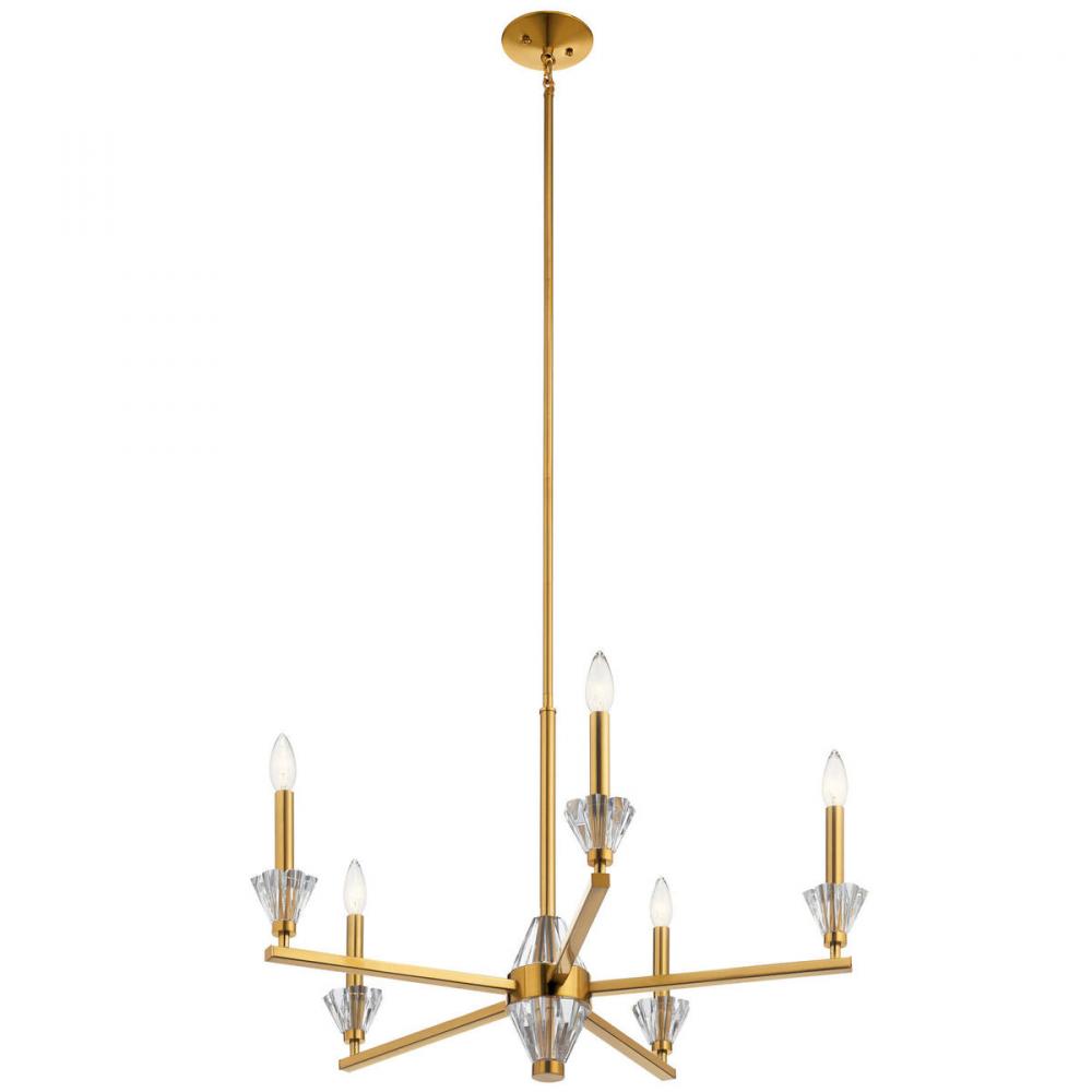 Calyssa™ 5 Light Chandelier Fox Gold