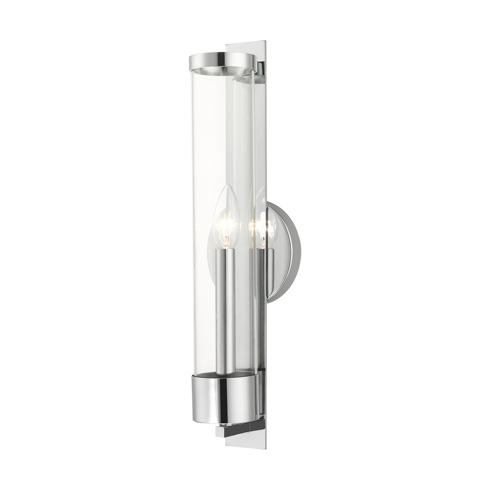 1 Lt Polished Chrome ADA Single Sconce