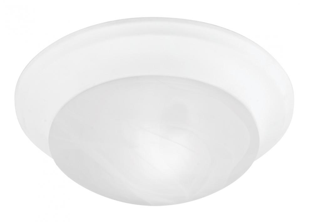 3 Light White Ceiling Mount