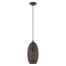 Livex Lighting 49101-07 - 1 Lt Bronze Pendant