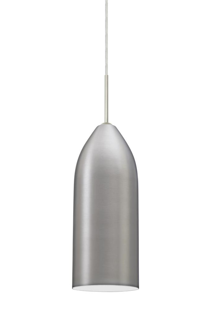 Besa, Lindy Cord Pendant, White, Bronze Finish, 1x60W Medium Base