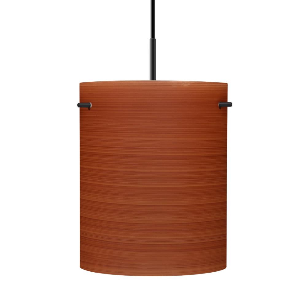 Besa Tamburo 8 Pendant, Cherry, Black Finish, 1x100W MAX E26 Base