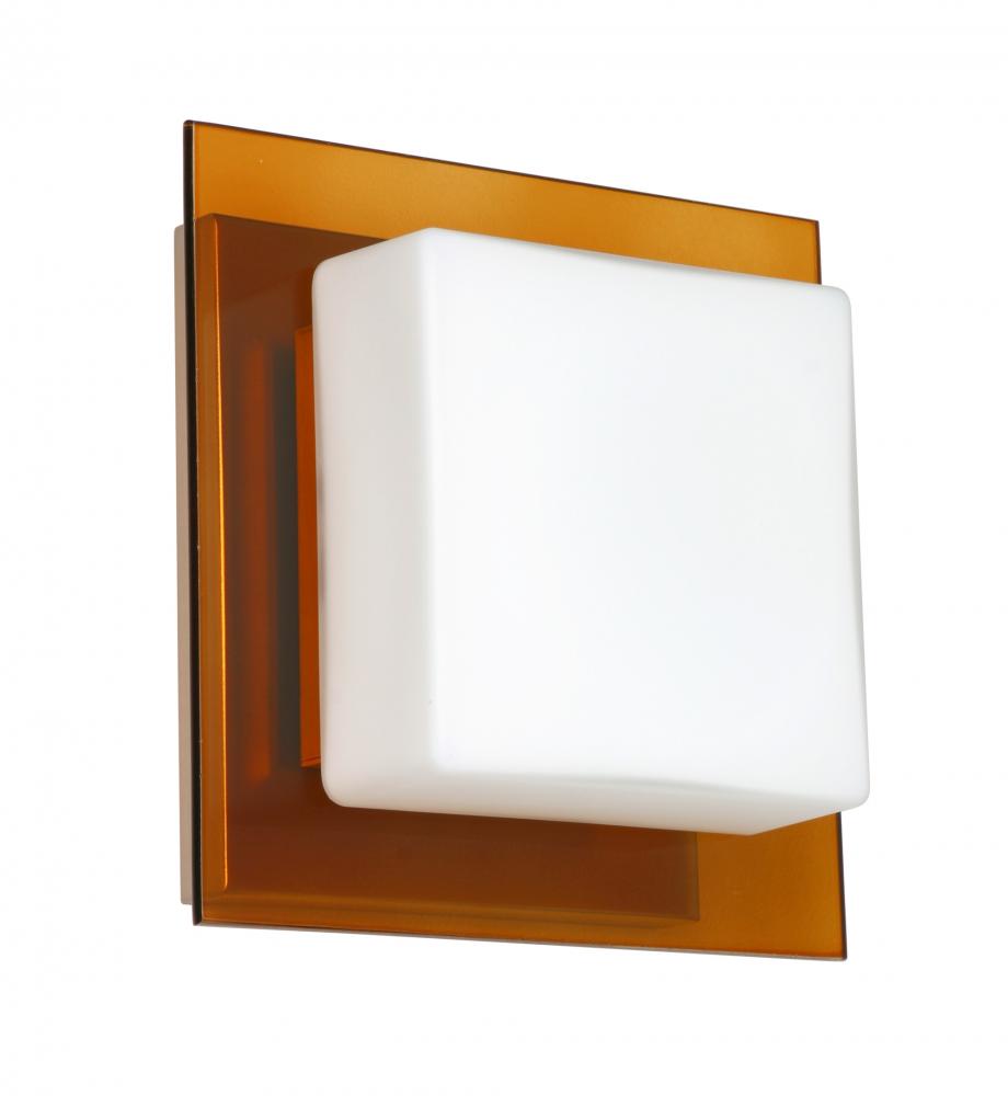 Besa Wall Alex Satin Nickel Opal/Armagnac 1x5W LED