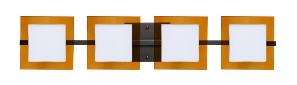 Besa Wall Alex Bronze Opal/Armagnac 4x5W LED