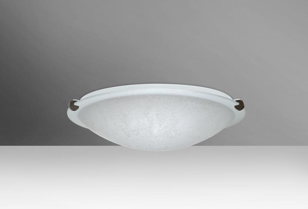 Besa Ceiling Trio 12 Bronze Stucco 1x11W LED