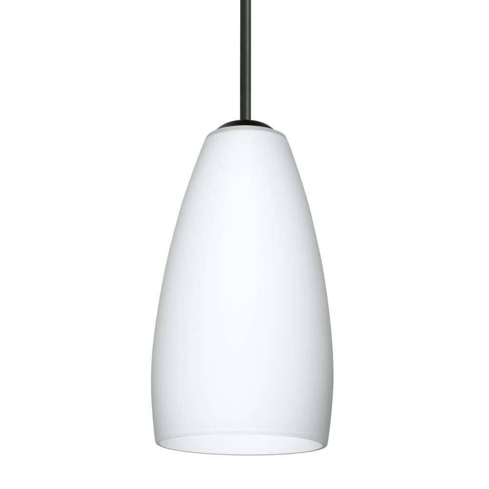 Besa Chrissy Pendant For Multiport Canopy Black Opal Matte 1x9W LED