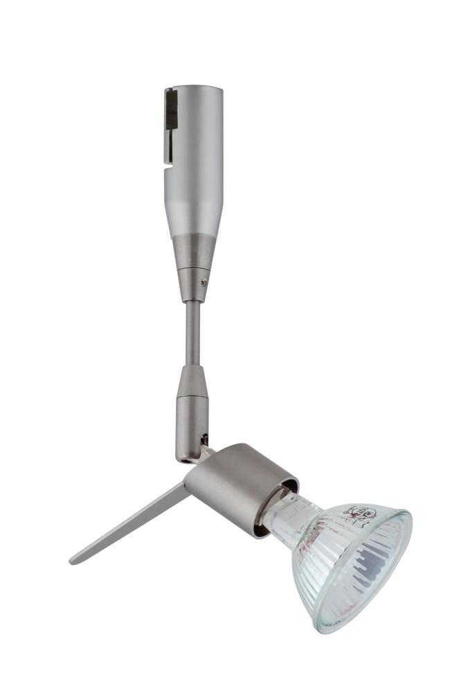 Besa Spotlight With 6" Stem Tipster Satin Nickel 1x50W Halogen Mr16