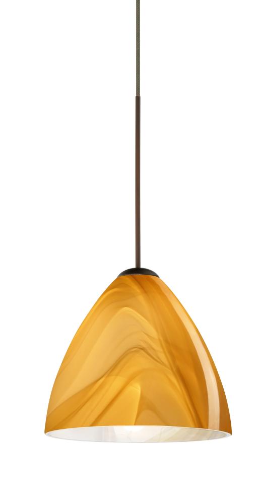 Besa Pendant For Multport Canopy Mia Bronze Honey 1x50W Halogen