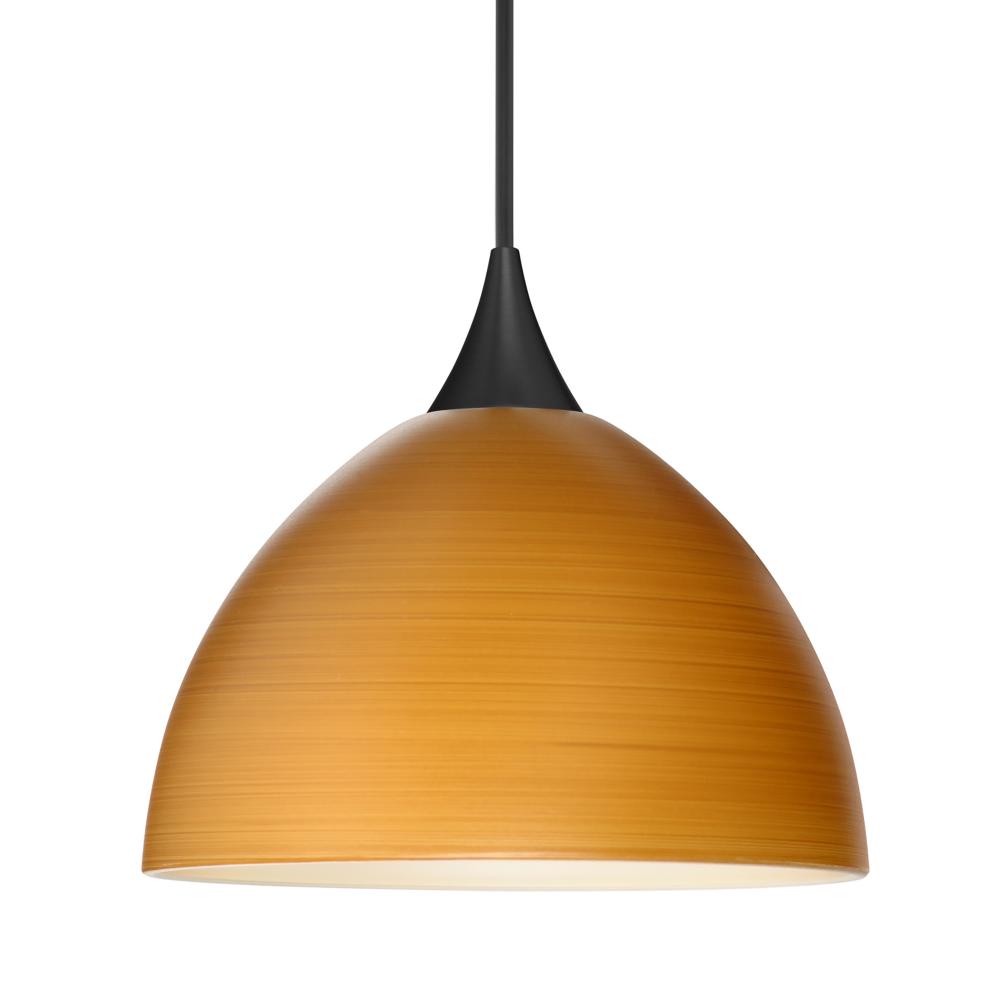 Besa Pendant Brella, Black Finish, Oak 1x50W MAX GY6.35 Base