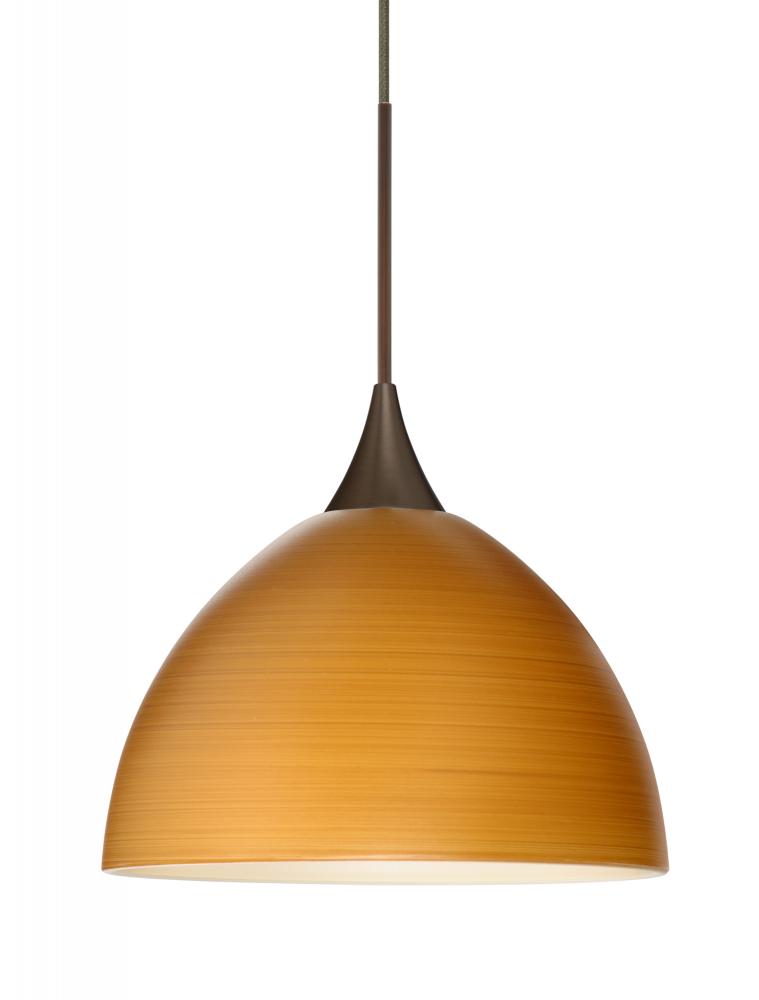 Besa Pendant Brella Bronze Oak 1x5W LED