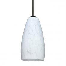 Besa Lighting 1BC-150919-BK - Besa Chrissy Pendant Black Carrera 1x50W MAX E12 Base