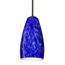 Besa Lighting 1BC-150986-BK - Besa Chrissy Pendant Black Blue Cloud 1x50W MAX E12 Base