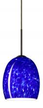 Besa Lighting 1JC-169786-LED-BR-L - Besa Lucia LED Pendant Blue Cloud Bronze 1x9W LED, 15Ft. Cord