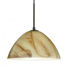 Besa Lighting 1JC-420183-BK - Besa Tessa Pendant Black Mocha 1x75W MAX E26 Base