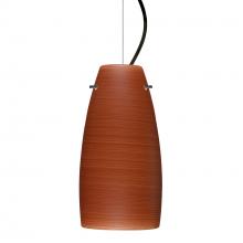 Besa Lighting 1KX-1512CH-BK - Besa Tao 10 Cable Pendant Cherry Black 1x75W MAX E26 Base