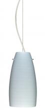 Besa Lighting 1KX-1512KR-SN-L - Besa Tao 10 Cable Pendant Chalk Satin Nickel 1x75W Medium Base, 15Ft. Cord