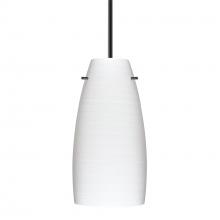 Besa Lighting J-1512KR-BK - Besa Tao 10 Pendant For Multiport Canopy Black Chalk 1x100W MAX E26 Base