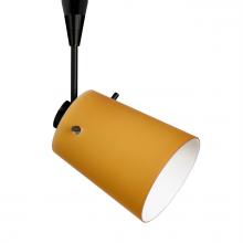 Besa Lighting RSP-511880-LED-BK - Besa, Tammi Spotlight, Amber Matte, Black Finish, 1x7W LED