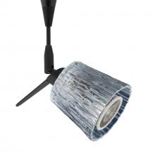 Besa Lighting RSP-514500-LED-BK - Besa, Nico 3 Spotlight, Clear Stone, Black Finish, 1x9W LED