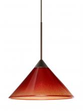 Besa Lighting RXP-117681-LED-BR - Besa Pendant Kona Bronze Sunset 1x5W LED