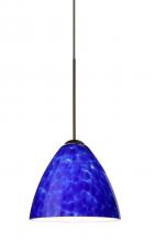 Besa Lighting X-177986-BR - Besa Pendant For Multport Canopy Mia Bronze Blue Cloud 1x50W Halogen