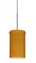 Besa Lighting X-4404OK-BR-L - Besa Stilo 7 Pendant for Multiport Canopy Bronze Oak 1x50W Halogen, 15Ft. Cord