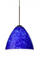 Besa Lighting XP-177986-BR-L - Besa Pendant Mia Bronze Blue Cloud 1x50W Halogen, 15Ft. Cord