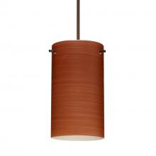 Besa Lighting XP-4404CH-LED-BR - Besa Stilo 7 Pendant Cherry Bronze 1x5W LED