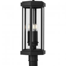 Progress P540104-031 - Ramsey Collection Textured Black Modern Farmhouse Post Outdoor Light