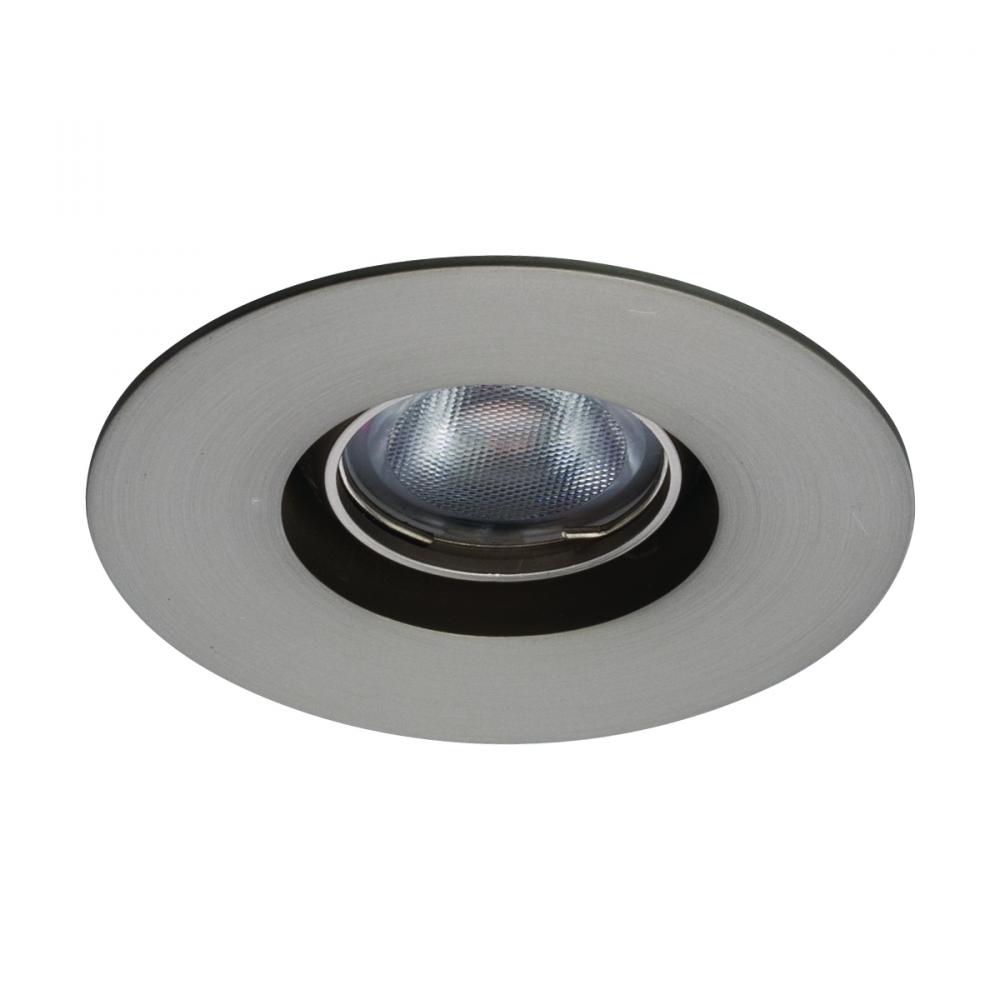 Ocularc 1.0 LED Round Open Adjustable Trim with Light Engine and New Construction or Remodel Housi