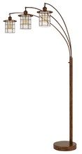 CAL Lighting BO-2668-3L-RU - 89" Height Metal Floor Lamp in Dark Bronze Finish