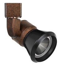 CAL Lighting HT-888RU-CONEBK - 6.25" Height Metal Track Head in Rust Finish