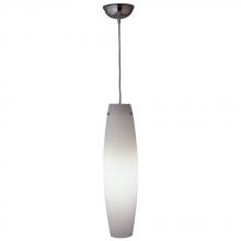 PLC Lighting 1502-WH-WHITE - One Light White Down Mini Pendant