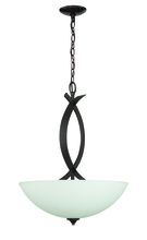 Craftmade 41643-FBZ - 3 Light Inverted Pendant