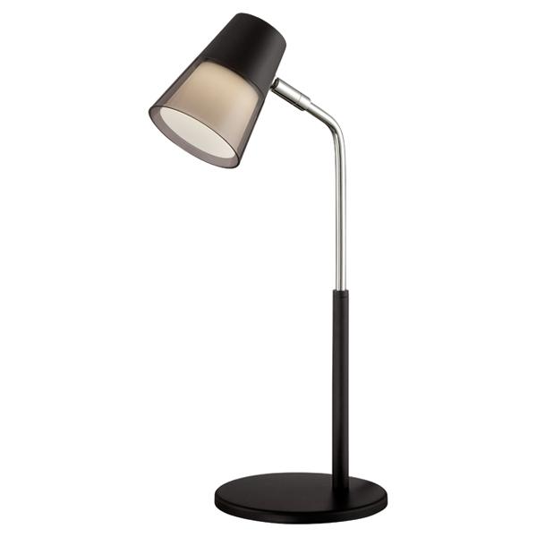 LED Desk Lamp; 3W; 4000K; 200 Lumens; Black Finish