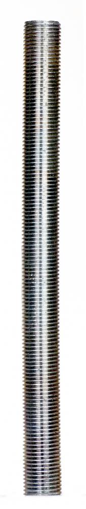 1/8 IP Steel Nipple; Zinc Plated; 4-3/4" Length; 3/8" Wide