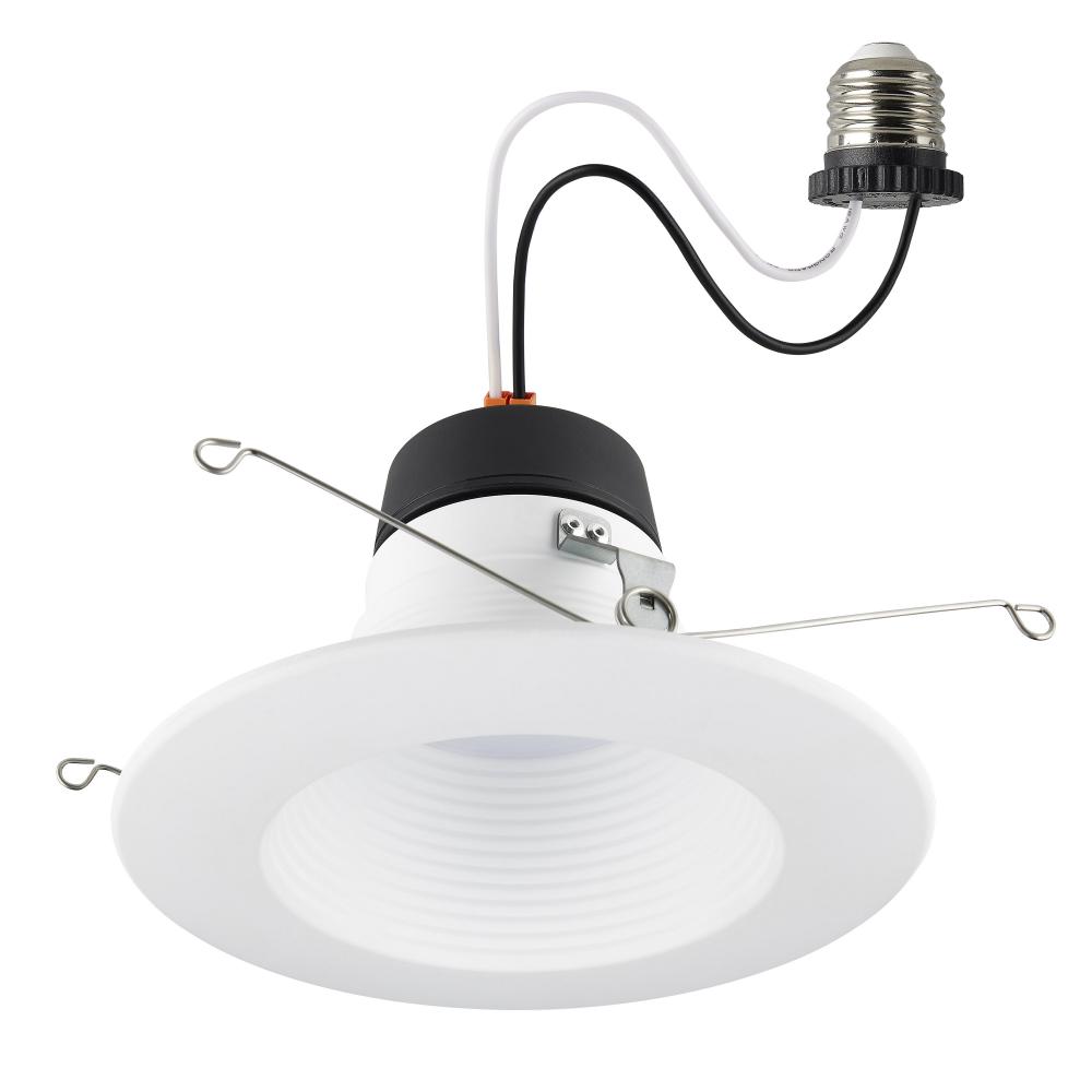 9 Watt; 6 inch; Deep Baffle; CCT-Selectable Recessed LED Downlight