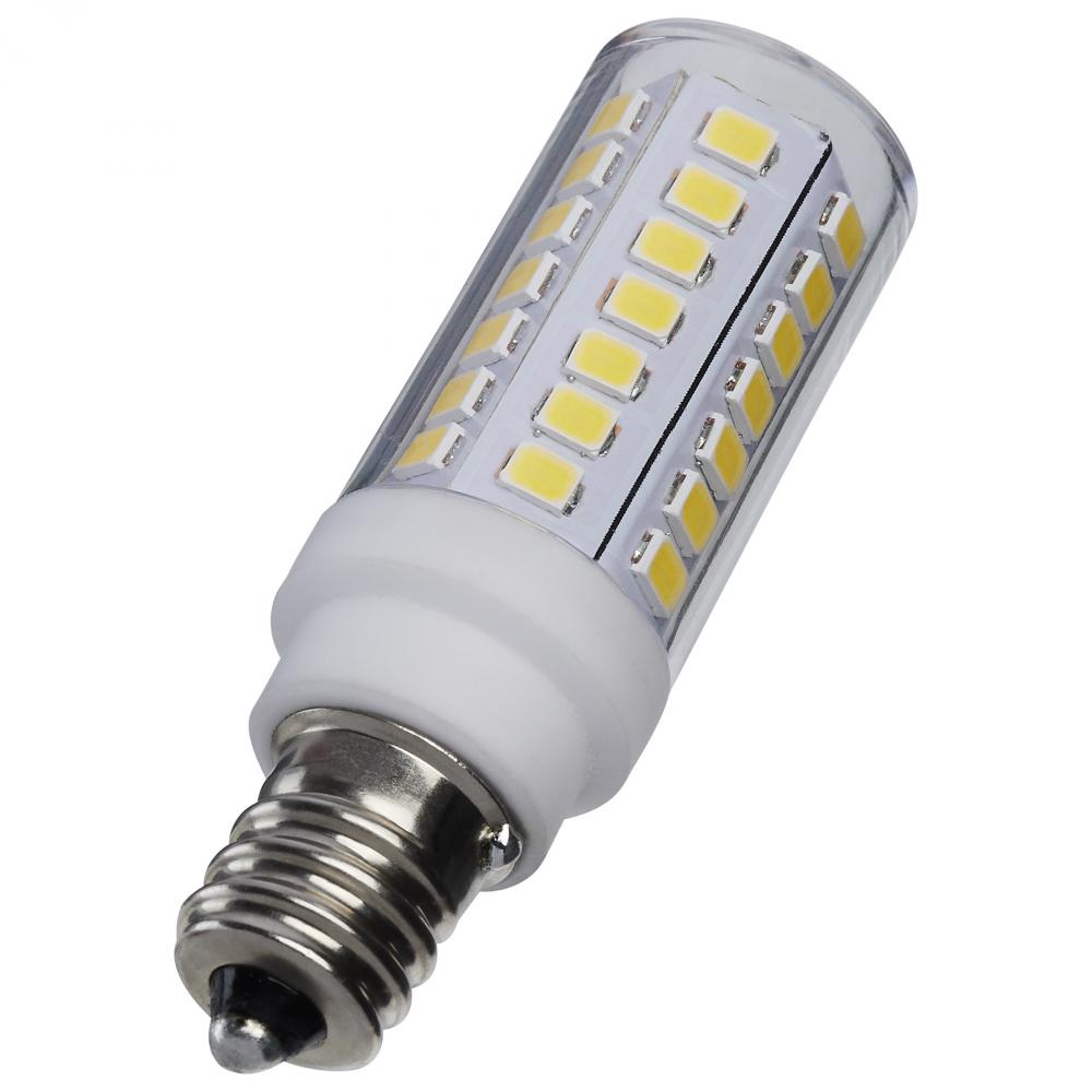 5 Watt Mini LED; Candelabra Base; 5000K; Clear Finish; 120 Volt