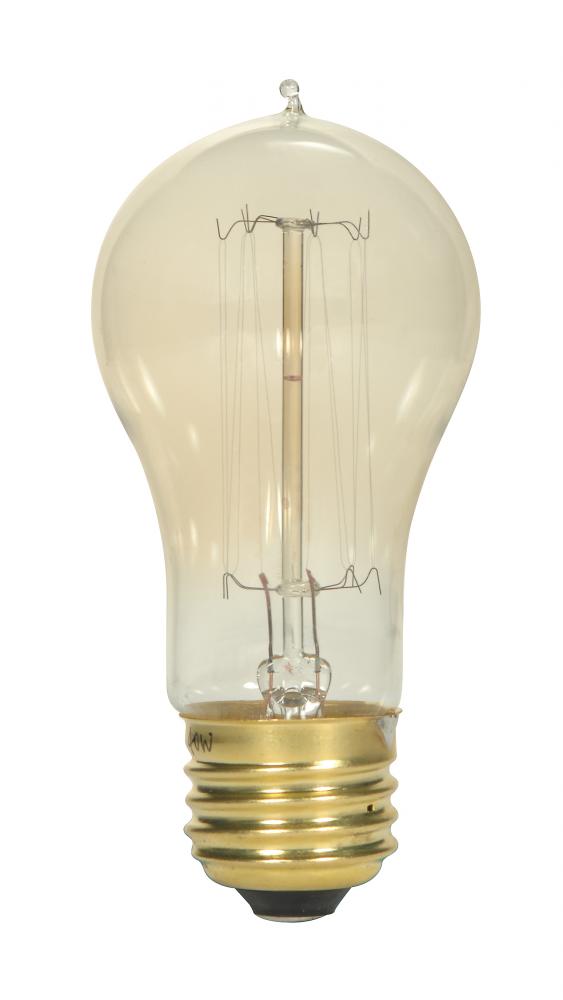 40 Watt A15 Incandescent; Clear; 3000 Average rated hours; 160 Lumens; Medium base; 120 Volt