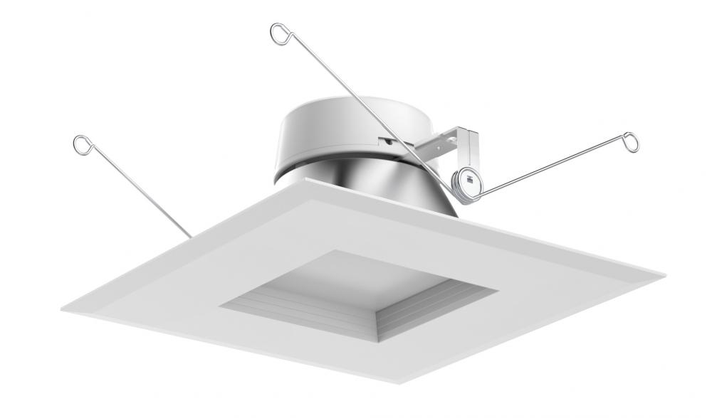 15 watt LED Downlight Retrofit; 5-6 inch square shape; 2700K; 120 volt