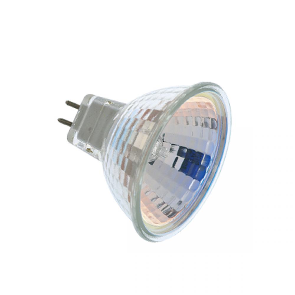 35 Watt; Halogen; MR16; FMW; 2000 Average rated hours; Miniature 2 Pin Round base; 12 Volt; Carded