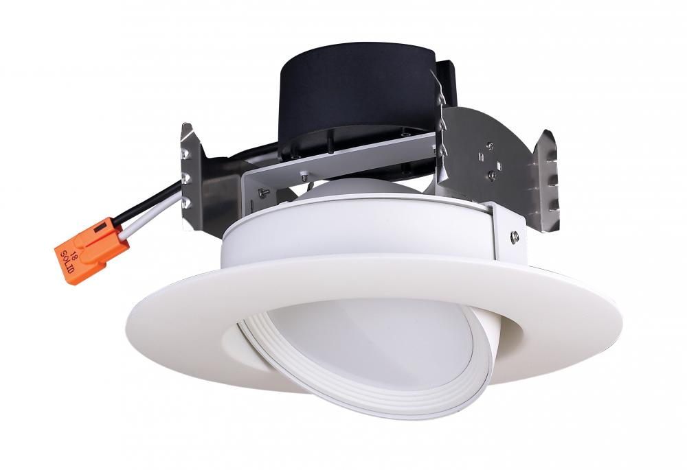 7 watt LED Directional Retrofit Downlight - Gimbaled; 4"; 4000K; 90' Beam spread; 120 volts;