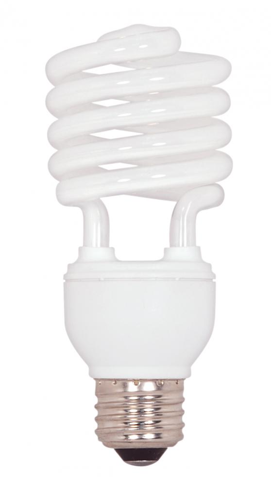 23 Watt; Mini Spiral Compact Fluorescent; 2700K; 82 CRI; Medium base; 120 Volt