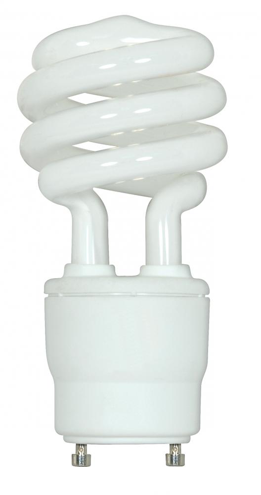 15 Watt; Mini Spiral Compact Fluorescent; 2700K; 82 CRI; GU24 base; 120 Volt