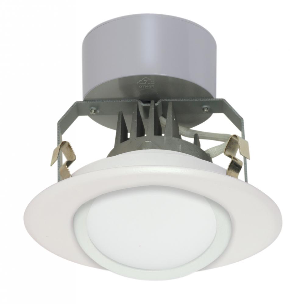 Discontinued - 8 watt LED Directional Downlight Retrofit; 4" Gimbled; 3000K; Medium base; 120